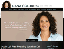 Tablet Screenshot of danagoldberg.com
